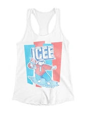 Officially Licensed Icee Polar Bear Surfing Chill Women's Racerback Tank
