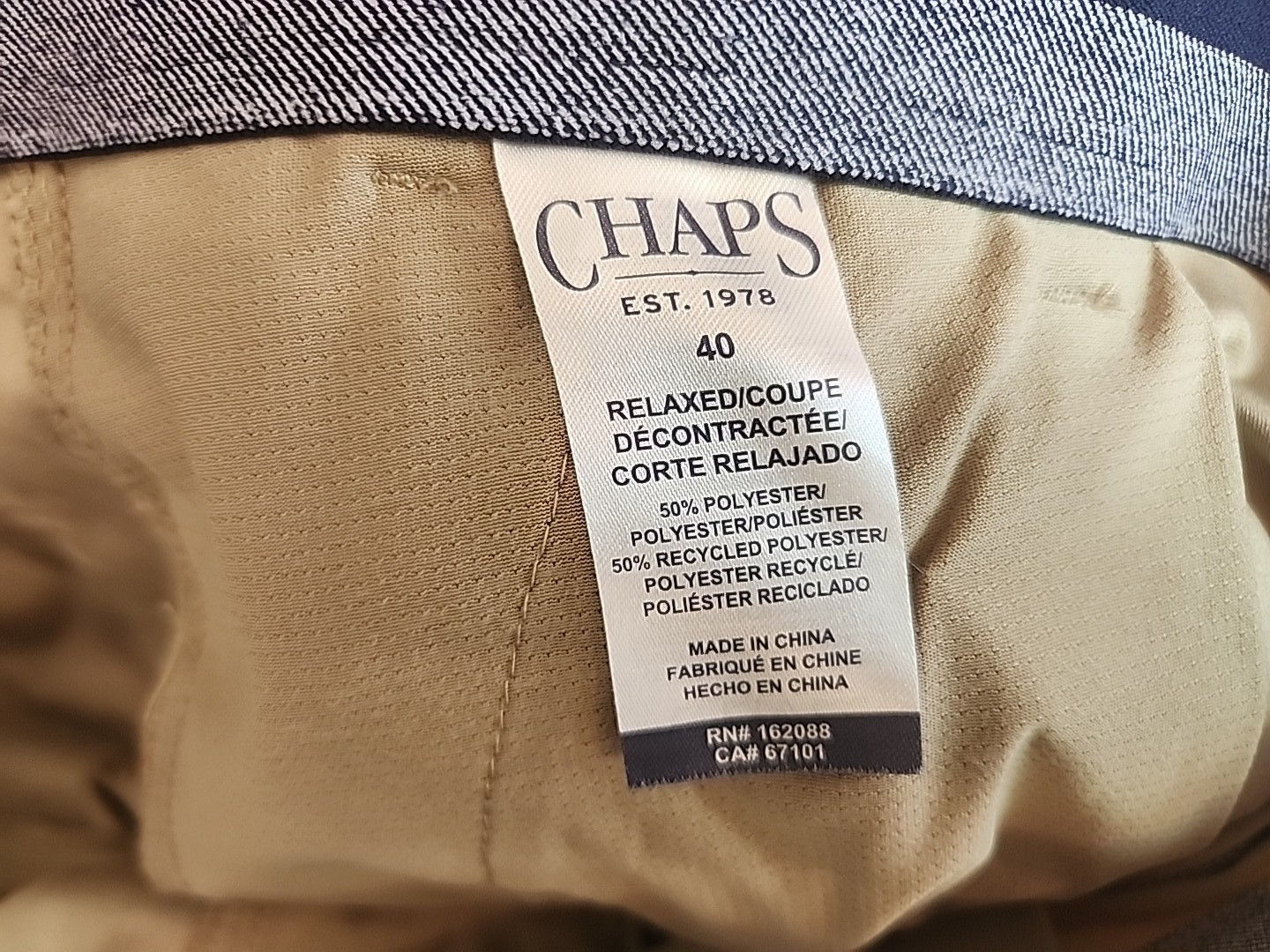 Chaps Everyday Performance Cargo Shorts Mens Size… - image 4
