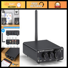Bluetooth 5.0 Stereo Amplifier Receiver - 2 Channel Class D Mini Hi-Fi Amp 50W x