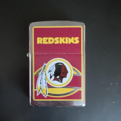 Zippo Washington Redskins Collectible Lighter Red & Yellow Team Logo Design