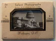 Washington D.C./Vtg. Mini Black and White Pho...