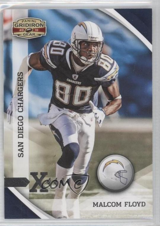 2010 Panini Gridiron Gear Silver X's 239/250 Malcom Floyd #124 0a7