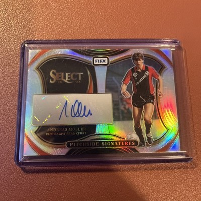 24/24 Panini Select Andreas Moller Pitchside Signatures Auto Eintracht Frankfurt