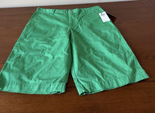 Polo by Ralph Lauren Boys Youth Green Casual Shorts Size 20 NWT