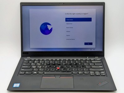 Lenovo ThinkPad X1 Carbon 6th Gen 14'' FHD I7-8650U 256GB SSD 16GB W11P *READ*