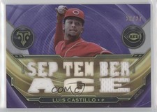 2019 Topps Triple Threads Relics Amethyst 20/27 Luis Castillo #TTR-LC4 5w7