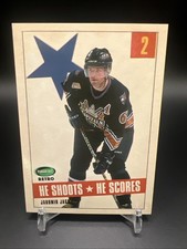 2002-03 ITG Parkhurst Retro He Shoots He Scores Points Jaromir Jagr