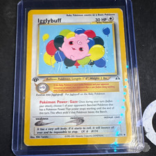 igglybuff pokemon card 2003 Nintendo Skyridge Igglybuff-Reverse Foil Weakness None None Resistance None None Retreat Cost Togepi & Cleffa & Igglybuff-GX