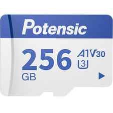 Potensic 256GB Memory Card for Drones A1, U3, V30, Read Speed up to 100 MB/s