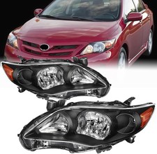 2pcs Headlights Assembly Set North America Built Models For 2011-2013 corolla