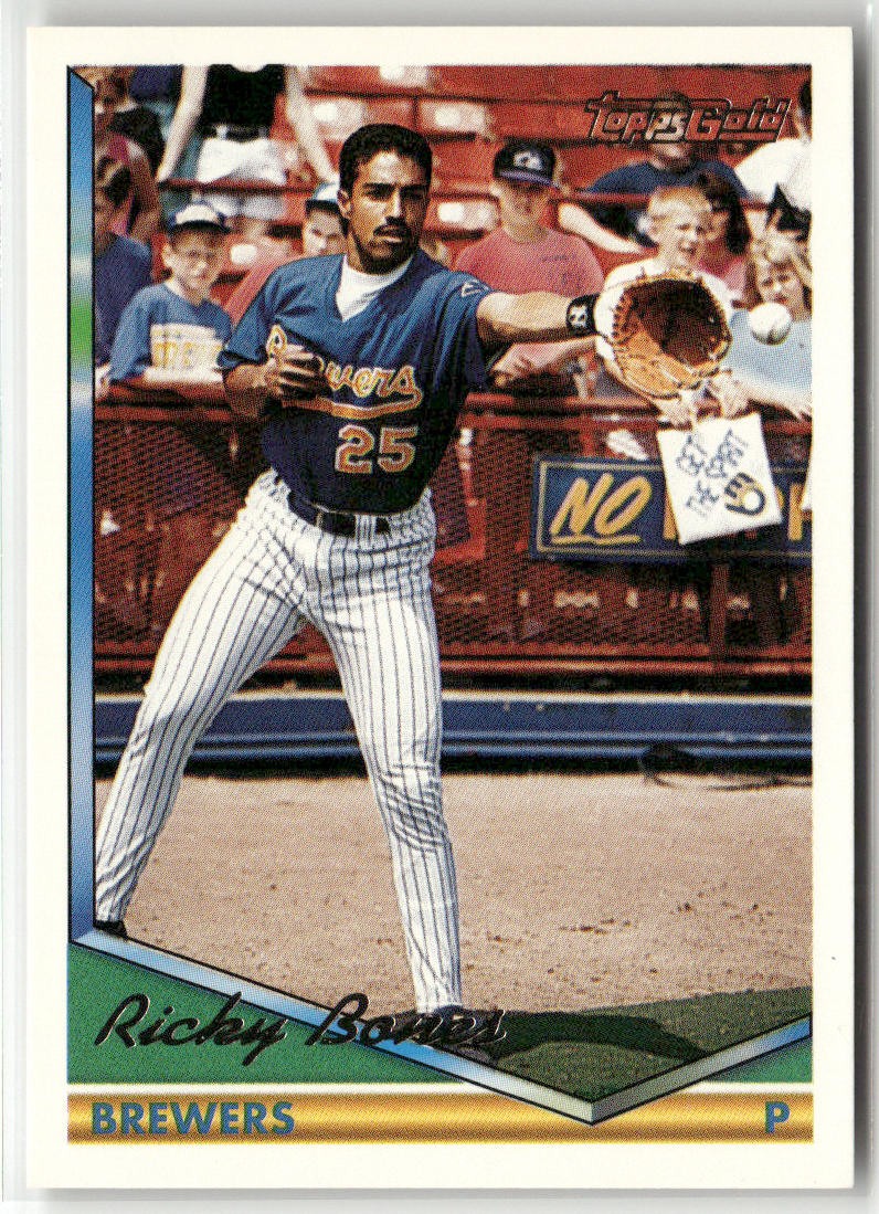 1994 TOPPS #367 RICKY BONES GOLD MILWAUKEE BREWERS