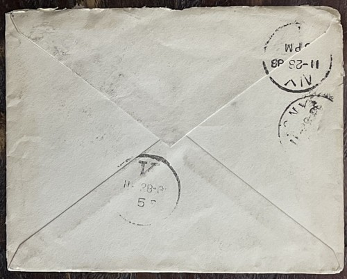 1930er Hotel Beau-Rivage & Merchants Hotel Briefpapier-Briefe Umschläge mit Briefmarken - Bild 11 von 14