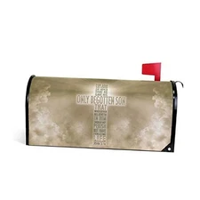  Magnetic Mailbox Covers The Love God, John M 20.8x18 Inch Cross Bible Verse