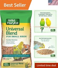10 lb Universal Small Bird Food Blend - Fortified for Healthy Skin and Feathers