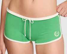 Victoria's Secret Pink Cotton Dorm Boyshort Panty Wild Green Laurel M L XL 2XL