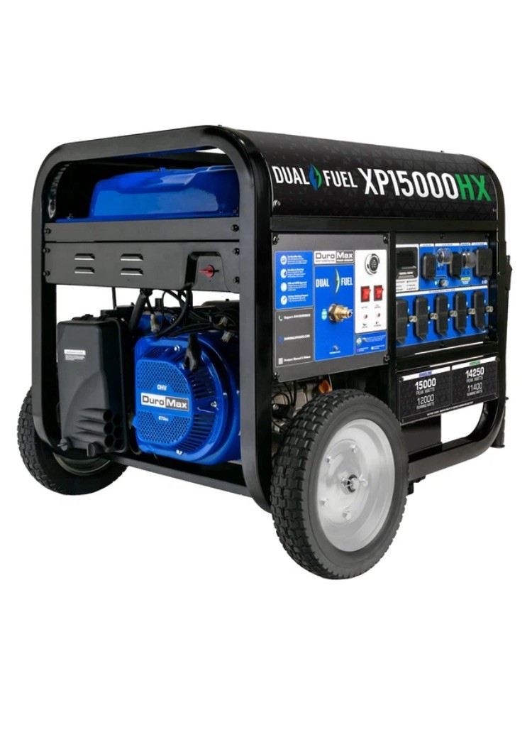 DuroMax XP15000HX 15,000 Watt Electric Start Dual Fuel Porta