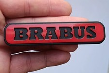 Adesivo logo Brabus scritta emblema portellone posteriore per Smart 451 453 rosso