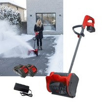 Hooha Akku-Schneefräse Elektrische 21V| Breite 32cm | inkl. 2Ah Akku & Ladegerät