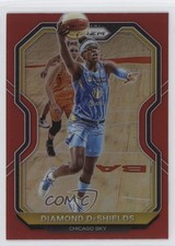 2021 Panini Prizm WNBA Red Prizm 46/299 Diamond DeShields #72 r5f