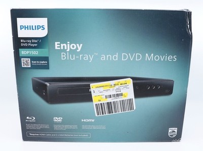 Philips Blu-Ray/DVD Combo Player BDP1502 w/ Remote Brand New
