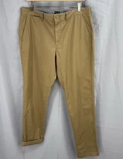 J.Crew Men’s 770 Straight Fit Chino Pants Size 35 x 34 Khaki Tan NWT