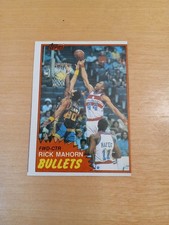 1981/82 Topps #98 East RICK MAHORN Washington Bullets ROOKIE Card, FWD-CTR, (VG). rookie card picture