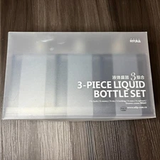 3 Piece Liquid Bottle Set Refillable Shampoo Conditioner Bottles Dispenser