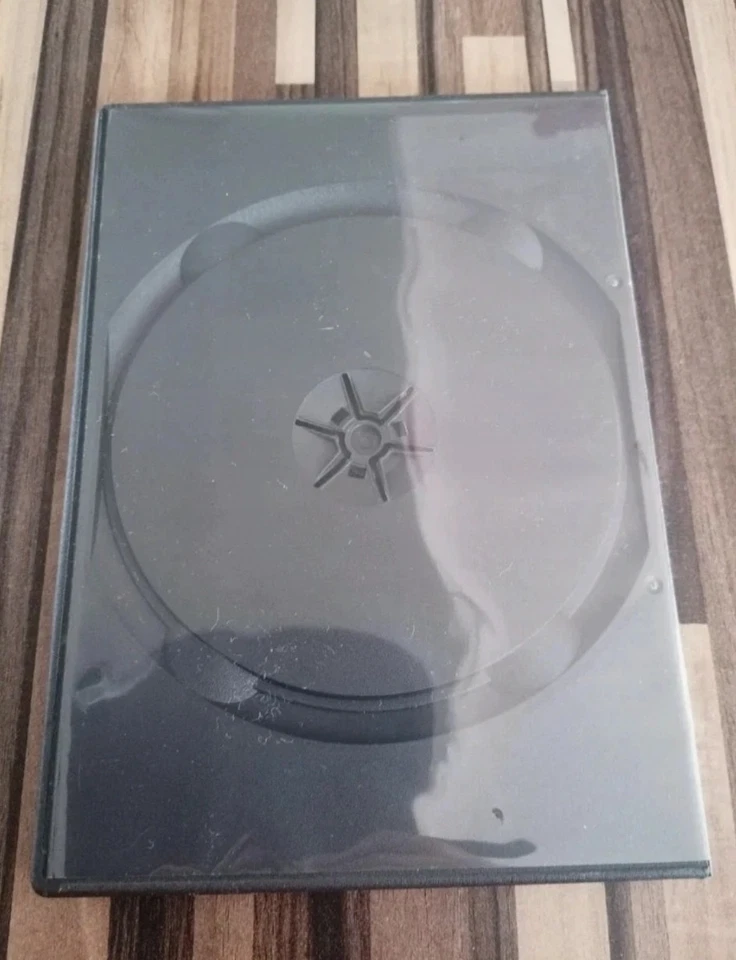 10 x 1 Disc Black Empty Single DVD Cases 14mm Spine Standard Sleeve - Image 3 of 3