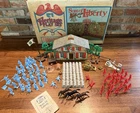 Vintage Sears Heritage Sons Of Liberty Play Set Marx Box Building Soldiers