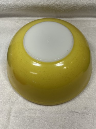 Vintage Pyrex Nesting Mixing Bowls Primary Colors Set of 4 401 402 403 404 - Picture 2 of 12