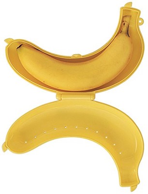 Skater Portable Banana Case Bananas Mamorukun Container Yellow New