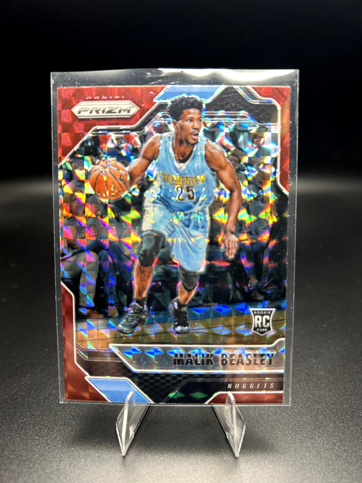 MALIK BEASLEY 2016-17 PANINI PRIZM MOSAIC SILVER ROOKIE NUGGET