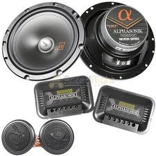 Alphasonik 6.5" 2 Way Component Speakers 180 Watts Max Neuron Series NS650C