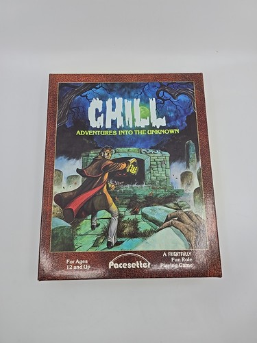 Chill Adventures Into The Unknown Pacesetter Big Box Horror Game No Tokens 1984 - Picture 9 of 14