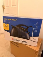 Brand New Russell Hobbs Quiet SuperSteam Generator Iron - Blue/Black (24470)