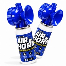 Druvian Air Horn 130db Loud Emergency Portable Safety Horn - Blue