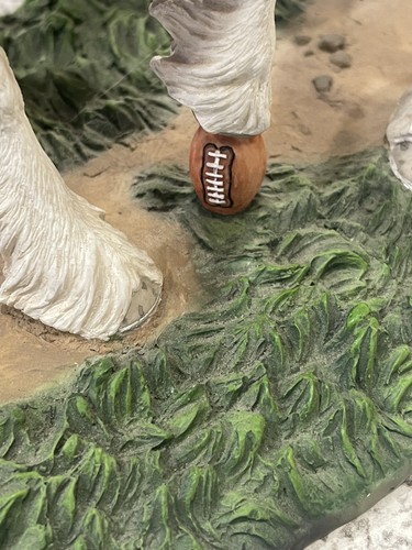 Statua Collezione Cavalli Anheuser-Busch "Clydesdale Football" Figurina 1998 - Foto 7 di 7