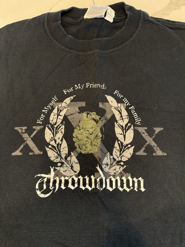 Throwdown Shirt Size M Straight Edge - Picture 2 of 4