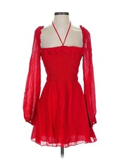 Reformation Women Red Cocktail Dress 2