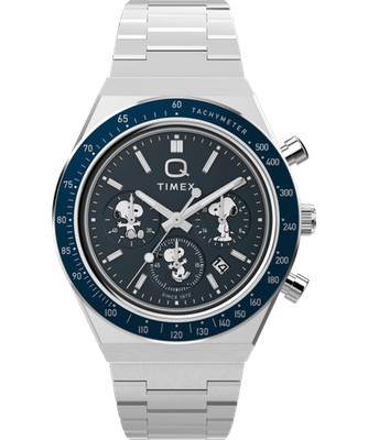 Timex Peanuts Q Timex Silber Herren Armbanduhr TW2Y45300
