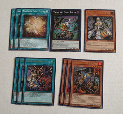 #ad Vanquish Soul Deck Core 11 Card Hollie Sue Razen Rocks Yugioh $9.99