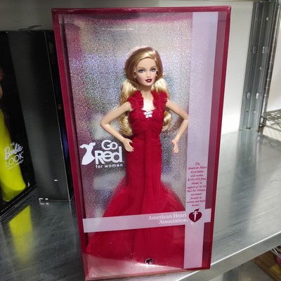 BARBIE GO ROT FÜR DAMEN NRFB MODELL PUPPEN MATTEL SAMMLUNG