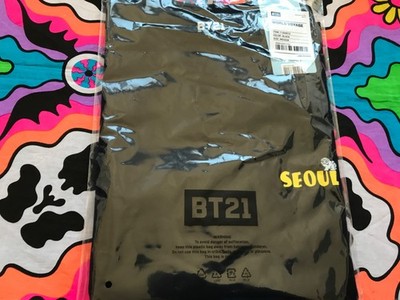 BT21 BTS   T-Shirt Seoul Edition Black World Voyage   Gr. M Seoul Aufdruck