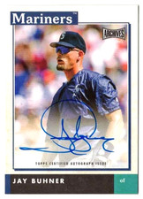 JAY BUHNER 2020 Topps Archives Snapshots Autograph #AS-JB Mariners LIM-ED AUTO!