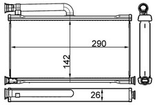 Wärmetauscher Innenraumheizung MAHLE AH 261 000S für AUDI A6 C6 4F2 Avant 4F5