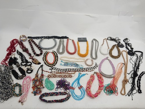 Vibrant Collection of Handmade Beaded Necklaces - Fashion Statement Necklaces