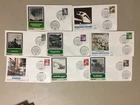 Eight INDUSTRY Germany fdc with high value stamps.Mi 92 euro