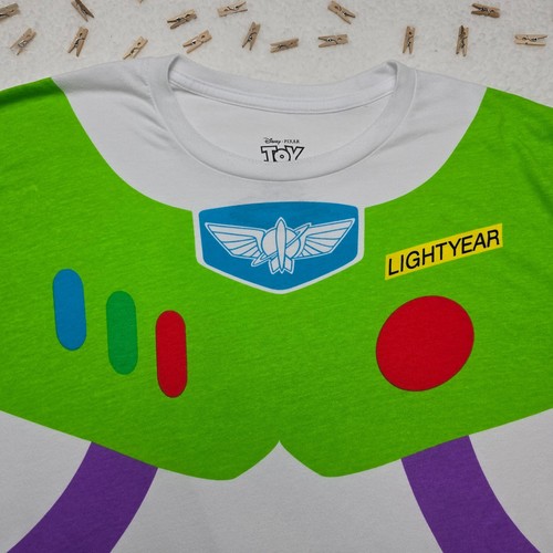 Disney Pixar Toy Story Buzz Lightyear T-Shirt weiß Erwachsene 3XL 3XG - Bild 5 von 9