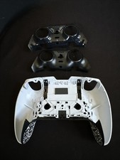 Oem Sony Back Housing Rear Shell  Face  Textured Lower Clip For PS5 edge White