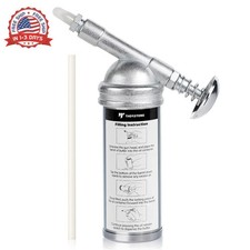 Mini Grease Gun, 3oz One Handed Operation Push-Type with Needle Nozzle